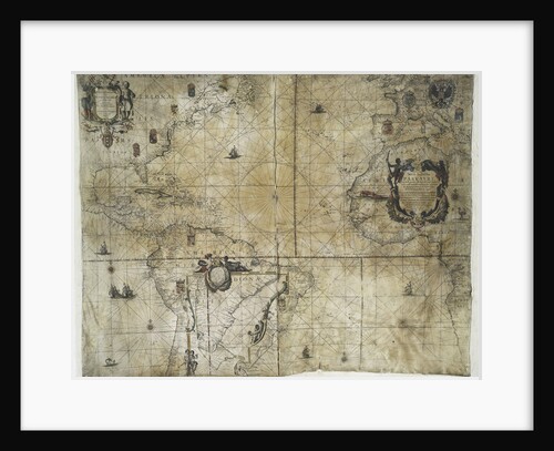 Territorial holdings of the Dutch West India Company, 1710 by Guillaume & Jean Bleau