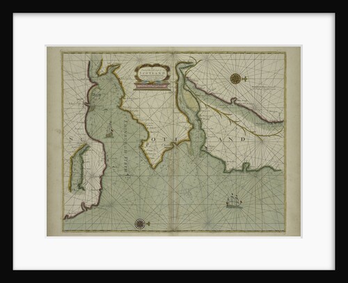 A chart of the East coast of Scotland by English School