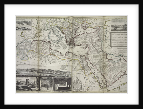 The Turkish Empire in Europe, Asia and Africa, 1736 by Hermann Moll