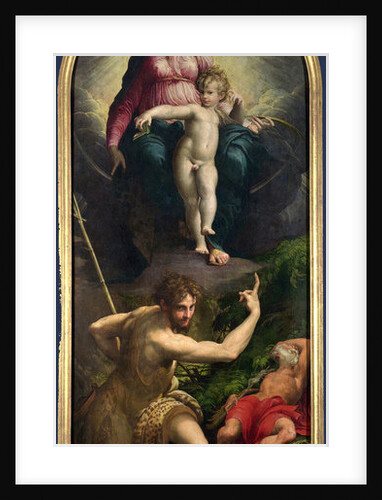 Madonna and Child with St. John and St. Jerome, 1526-27 by Parmigianino