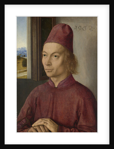 Portrait of young man, perhaps Jan van Winckele, 1462 by Dirck Bouts
