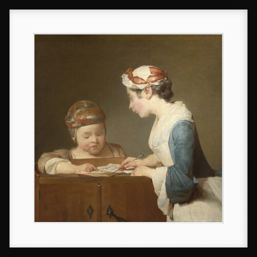 The Young Schoolmistress, 1740 by Jean-Baptiste Simeon Chardin