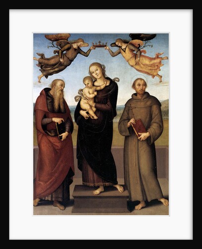 The Virgin of Loretto with Saint Jerome and Saint Francis, 1507-15 by Pietro Perugino