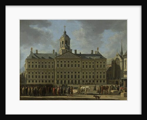 The Town Hall on Dam Square, Amsterdam, 1672 by Gerrit Adriaensz Berckheyde