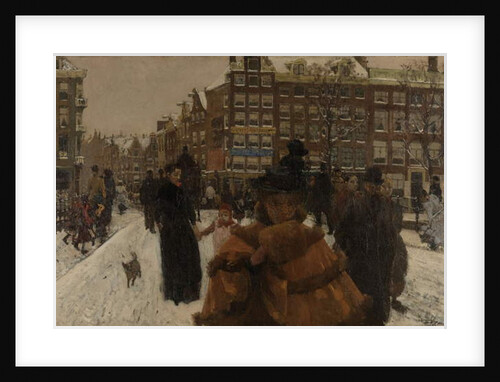 The Singel Bridge at the Paleisstraat in Amsterdam, 1896-8 by Georg-Hendrik Breitner