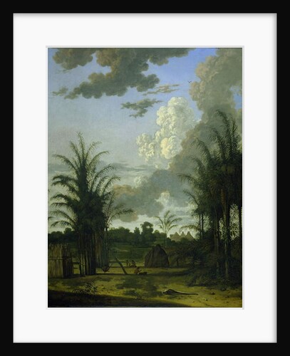 Plantation in Suriname, 1707 by Dirk Valkenburg