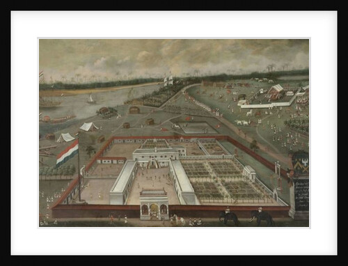 The Trading Post of the Dutch East India Company beside the Ganges in Hooghly, Bengal, 1665 by Hendrik van Schuylenburgh