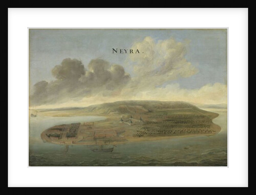 Dutch East India Company Trading Post of Banda Neira in the Southern Moluccas, c.1662-3 by Johannes Vinckeboons