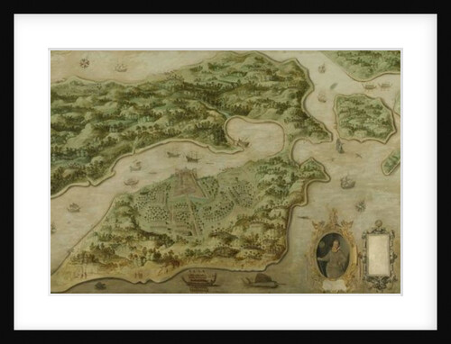 Fort Victoria on the island of Amboina, 1617 by Dutch School