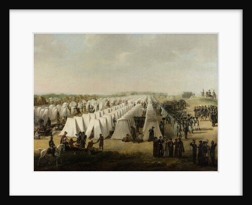 The Army Camp at Rijen, 1831-5 by Dutch School