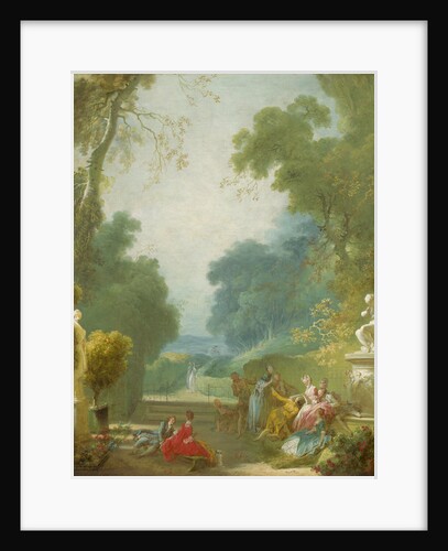 A Game of Hot Cockles, c.1775-80 by Jean-Honore Fragonard