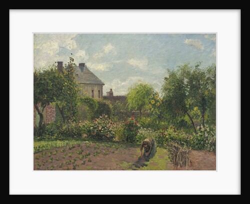 The Artist's Garden at Eragny, 1898 by Camille Pissarro