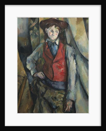 Boy in a Red Waistcoat, 1888-90 by Paul Cezanne