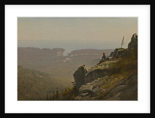 The Artist Sketching at Mount Desert, Maine, 1864-5 by Sanford Robinson Gifford