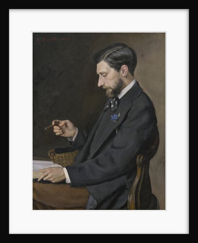 Edmond Maître, 1869 by Jean Frederic Bazille