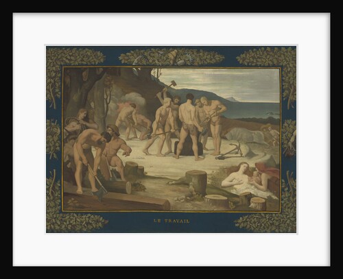 Work, c.1863 by Pierre Puvis de Chavannes