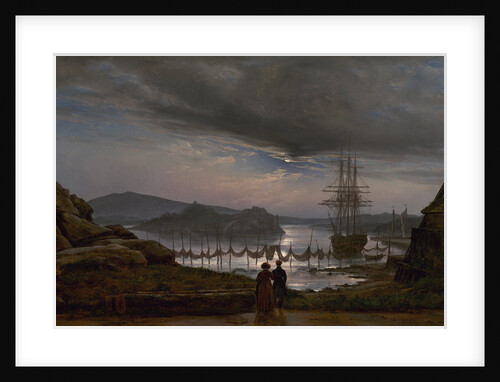 View from Vaekero near Christiania, 1827 by Johan Christian Dahl