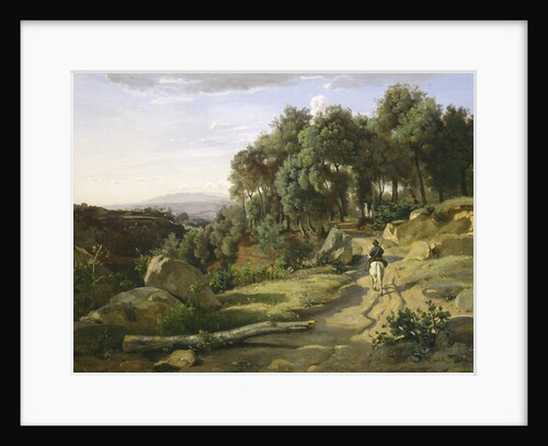 A View near Volterra, 1838 by Jean Baptiste Camille Corot