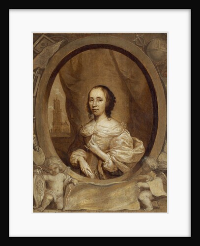 Anna Maria van Schurman, 1657 by Cornelius Janssen van Ceulen