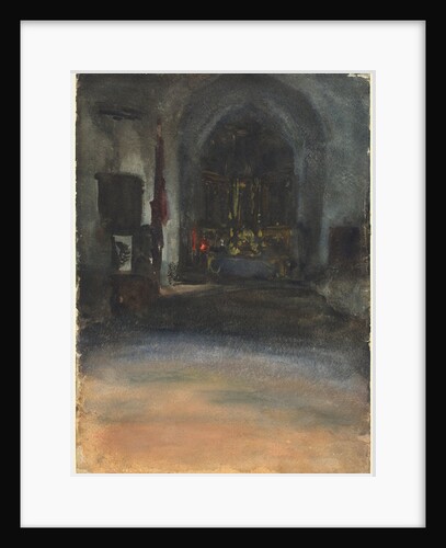 Spanish Church Interior, c.1880 by John Singer Sargent