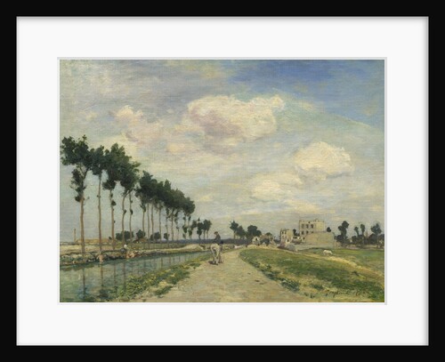 The Towpath, 1864 by Johan-Barthold Jongkind