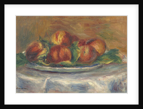 Peaches on a Plate, 1902-5 by Pierre Auguste Renoir