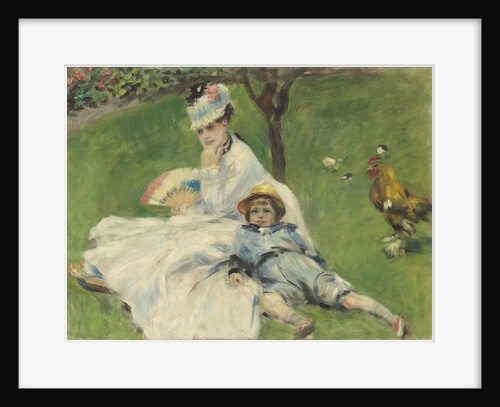 Madame Monet and Her Son, 1874 by Pierre Auguste Renoir