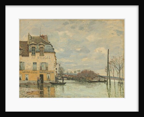 Flood at Port-Marly, 1872 by Alfred Sisley
