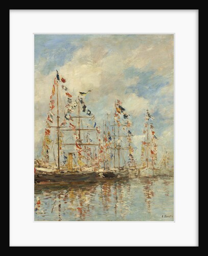 Yacht Basin at Trouville-Deauville, c.1895-6 by Eugene Louis Boudin