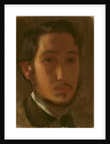 Self-Portrait with White Collar, c.1857 by Edgar Degas