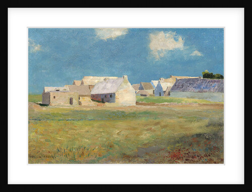 Breton Village, c.1890 by Odilon Redon
