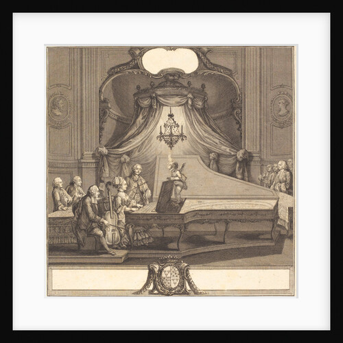 Le concert mecanique, engraving by Joseph de Longueil, 1769 by Charles Joseph Dominique Eisen