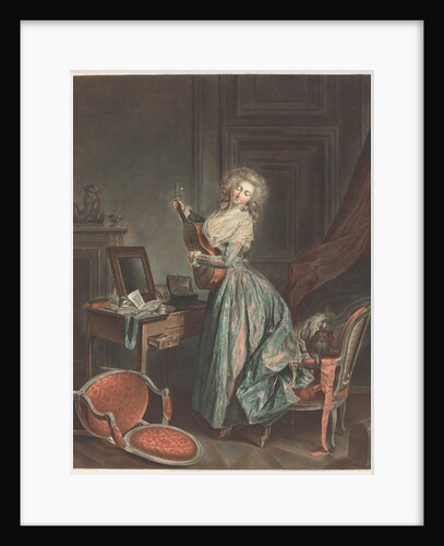A Woman Playing the Guitar, 1788-9 by Niclas II Lafrensen