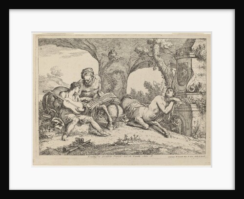 Chiron Teaching Music to Achilles, 1758 by Giovanni Benedetto Castiglione