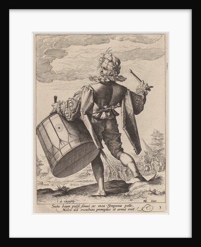 Drummer by Hendrik Goltzius