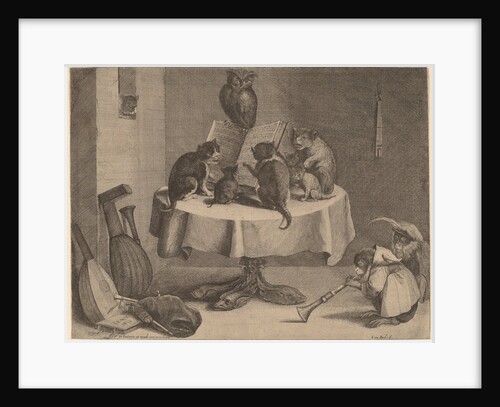The Cat's Concert by David the Younger Teniers