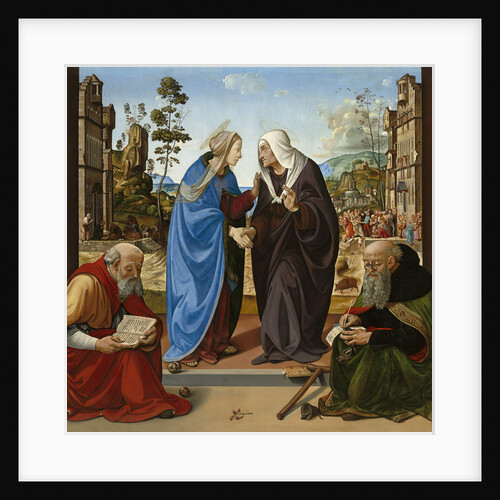Visitation with St. Nicholas and St. Anthony Abbot, c.1490 by Piero di Cosimo