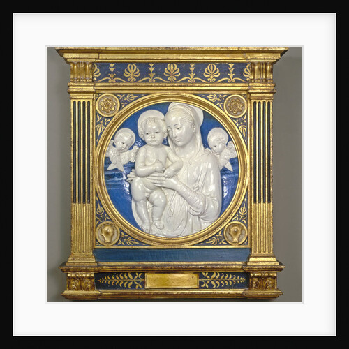 Madonna & Child with Cherubs, c.1485 by Andrea Della Robbia