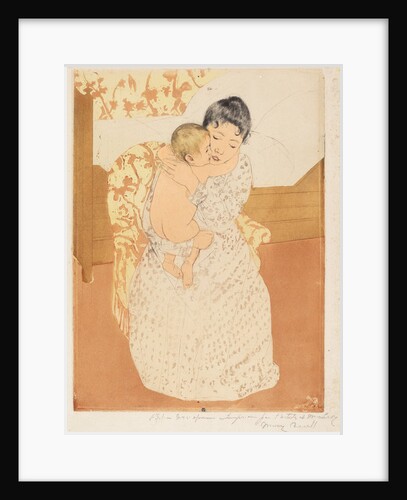 Maternal Caress, 1890-1 by Mary Stevenson Cassatt