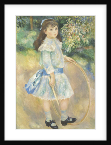 Girl with a Hoop, 1885 by Pierre Auguste Renoir