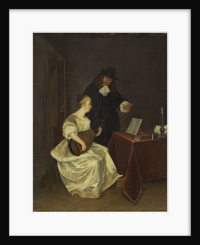 The Music Lesson, c.1670 by Gerard ter Borch or Terborch