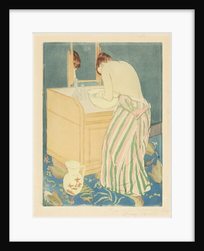 Woman bathing, 1890-1 by Mary Stevenson Cassatt