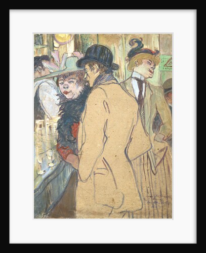 Alfred la Guigne, 1894 by Henri de Toulouse-Lautrec