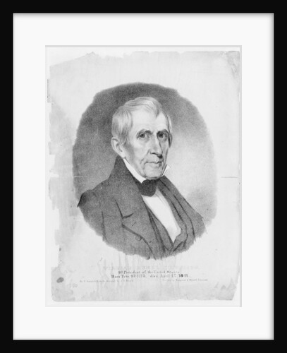 US president William Henry Harrison, 1841 by Thomas Campbell