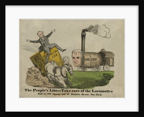 The people's line--Take care of the locomotive, 1840 by American School