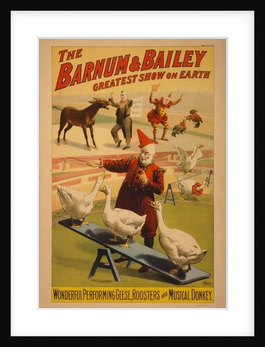 Barnum and Bailey Circus poster, c.1900 by Anonymous