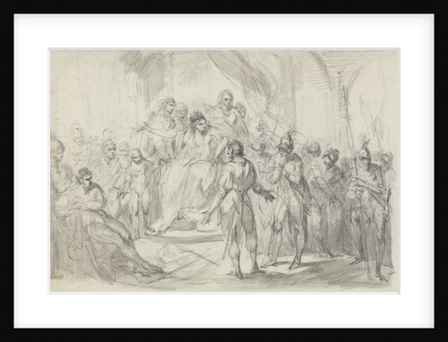 Stephen Brought Prisoner to Empress Mathilda by Henry Singleton