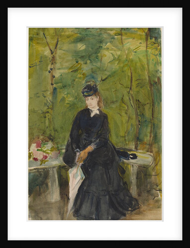 The Artist's Sister Edma Seated in a Park, 1864 by Berthe Morisot