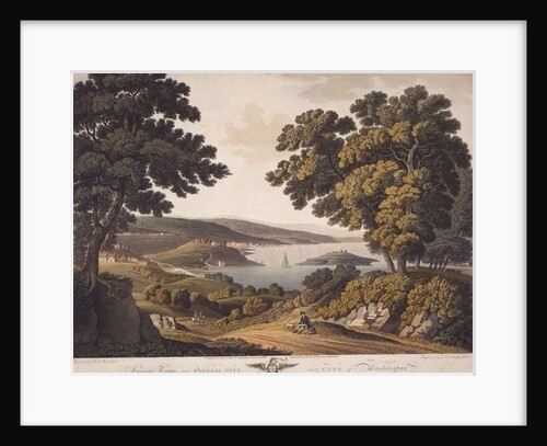 George Town and Federal City, or City of Washington, 1801 by George Beck