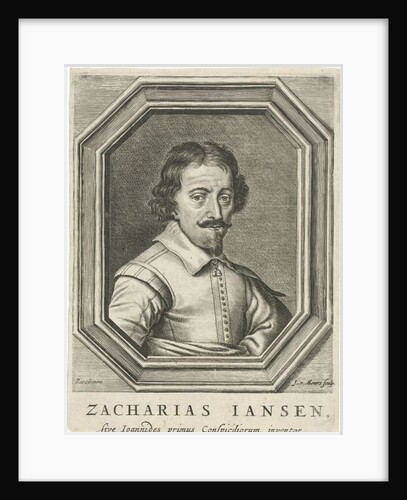Portrait of Zacharias Jansen, 1655 by Jacob van Meurs